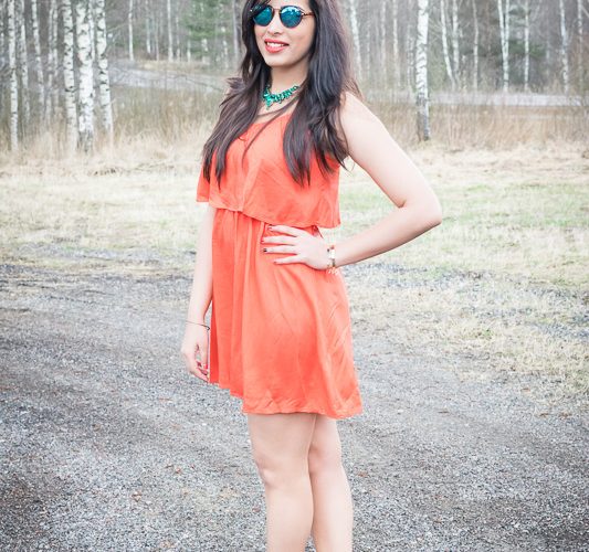 Colour Blocking Dressing