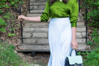 Green Silk Shirt