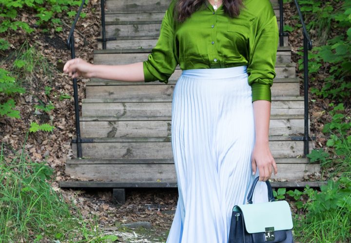 Green Silk Shirt